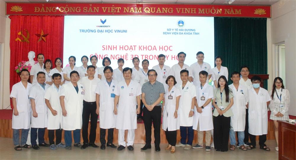 Bệnh viện Đa khoa tỉnh Hải Dương tổ chức buổi sinh hoạt khoa học về Công nghệ 3D trong Y học